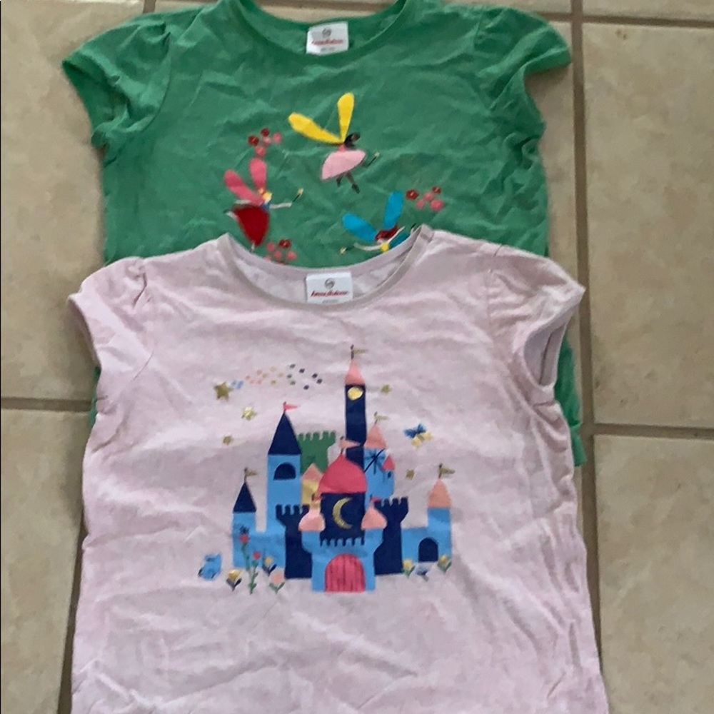 Two confortable princes theme tops.